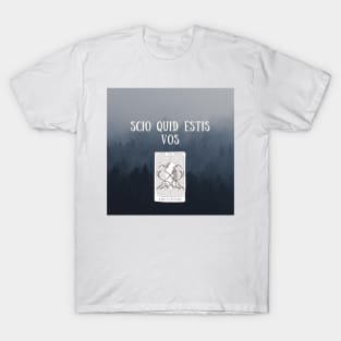 Scio quid estis vos I know what you are Raven Boys T-Shirt